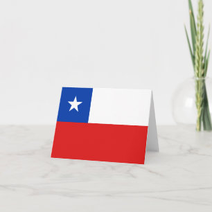 Vlag van Chili Notitiekaart