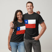 vlag van Chili overhemden, Buttonnen, kleding T-shirt (Unisex)