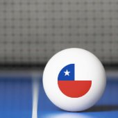 Vlag van Chili Pingpongbal (Net)