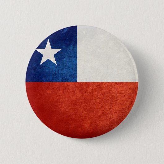 vlag van Chili Ronde Button 5,7 Cm (Voorkant)