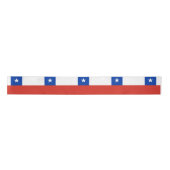 Vlag van Chili Satijnen Lint (Voorkant)