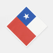 Vlag van Chili Servet (Hoek)