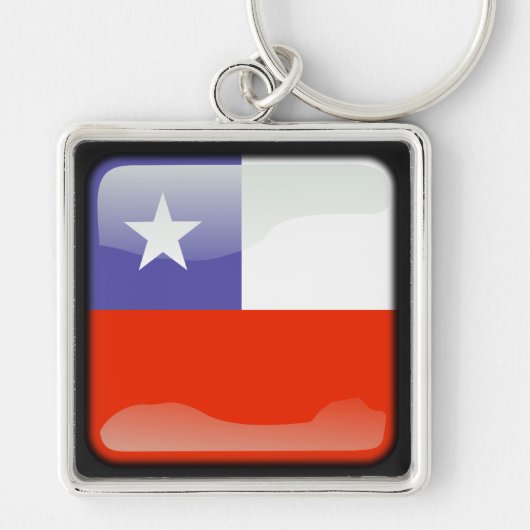 vlag van Chili Sleutelhanger (Voorkant)