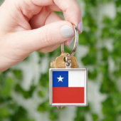 Vlag van Chili Sleutelhanger (Hand)