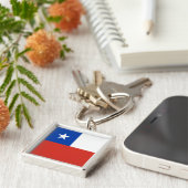 Vlag van Chili Sleutelhanger (Zijkant)