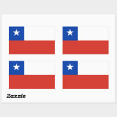 Vlag van Chili Sticker (Vel)