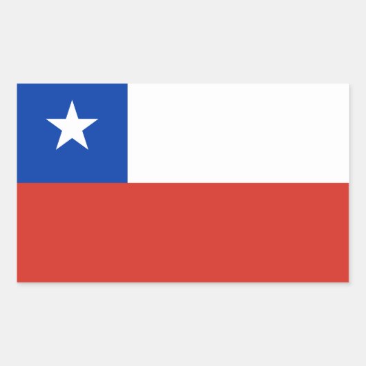 Vlag van Chili Sticker (Voorkant)