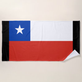 vlag van Chili Strandlaken