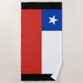 vlag van Chili Strandlaken (Voorkant)