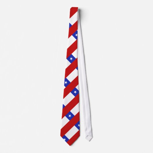 Vlag van Chili Stropdas (Voorkant)