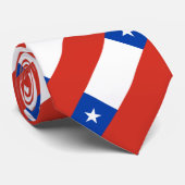 Vlag van Chili Stropdas (Opgerold)