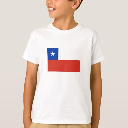 Vlag van Chili T-shirt (Voorkant)