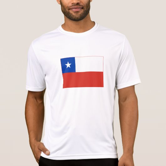 Vlag van Chili T-shirt (Voorkant)