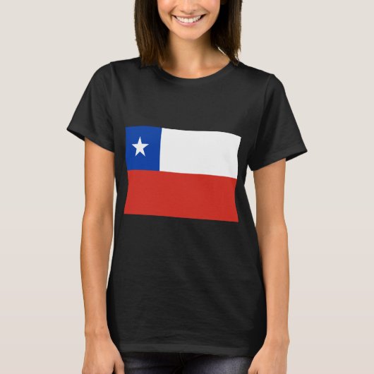 vlag van Chili T-shirt (Voorkant)