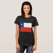vlag van Chili T-shirt (Voorkant volledig)
