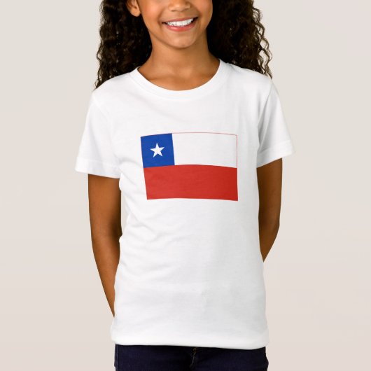 Vlag van Chili T-shirt (Voorkant)