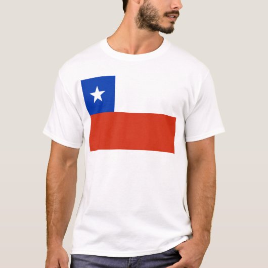vlag van Chili T-shirt (Voorkant)