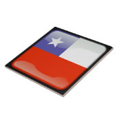 vlag van Chili Tegeltje (Zijkant)
