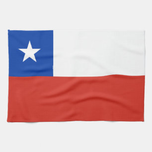 vlag van Chili Theedoek