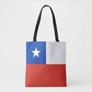 Vlag van Chili Tote Bag