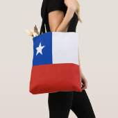 Vlag van Chili Tote Bag (Dichtbij)