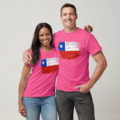 vlag van Chili voor Chili T-shirt (Unisex)