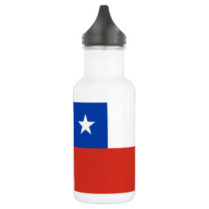 Vlag van Chili Waterfles