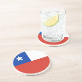 Vlag van Chili Zandsteen Onderzetter (Zijkant)