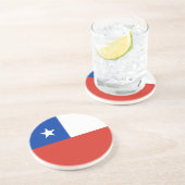 Vlag van Chili Zandsteen Onderzetter (Zijkant)