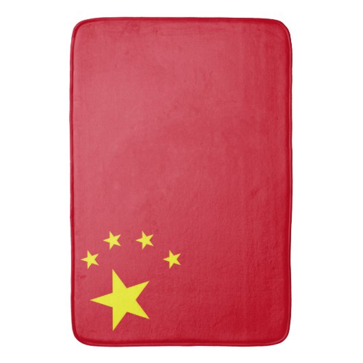 Vlag van China Badmat (Voorkant Verticaal)