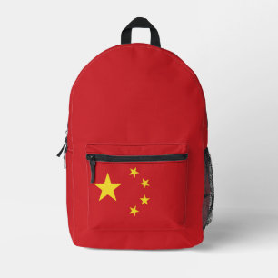 Vlag van China Bedrukte Rugzak