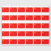 Vlag van China Cadeaupapier (Vlak)