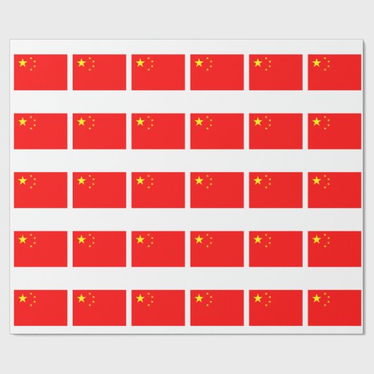 Vlag van China Cadeaupapier (Vlak)