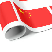 Vlag van China Cadeaupapier (Rol Hoek)