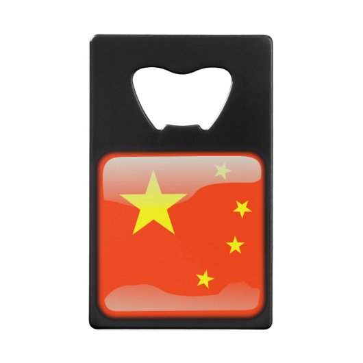 Vlag_van_China Creditkaart Flessenopener (Voorkant)