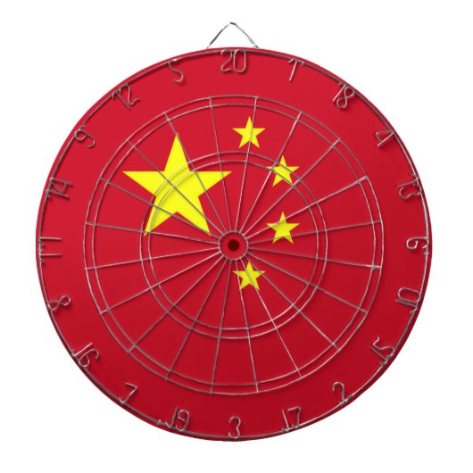 Vlag van China Dartbord (Voorkant)