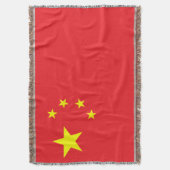 Vlag van China Deken (Voorkant Verticaal)