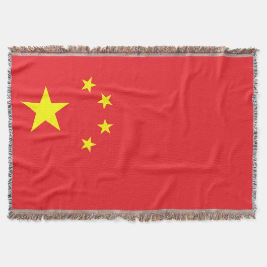 Vlag van China Deken (Voorkant)