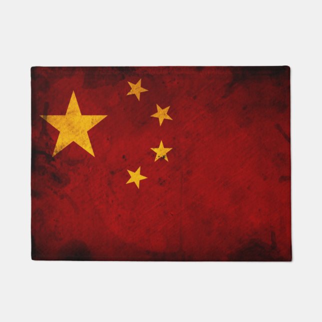 Vlag van China Deurmat (Voorkant)