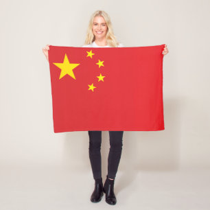 Vlag van China Fleece Deken