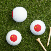 Vlag van China Golfballen (Insitu Gras)