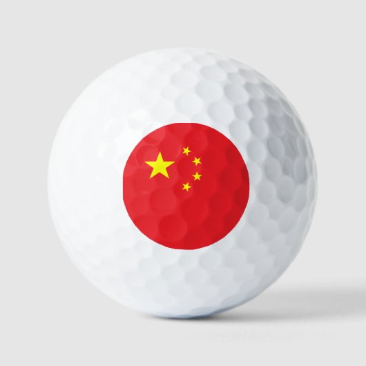 Vlag van China Golfballen (Voorkant)