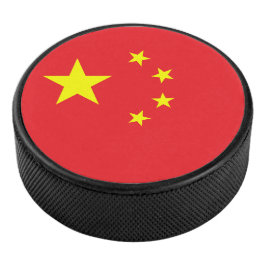 Vlag van China Hockey Puck
