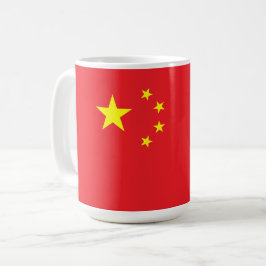 Vlag van China Koffiemok
