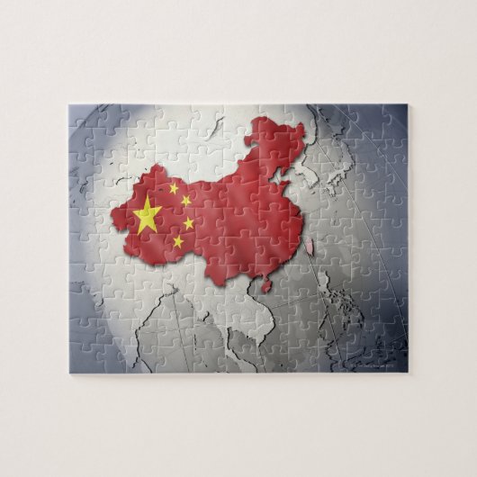 Vlag van China Legpuzzel (Horizontaal)
