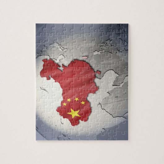 Vlag van China Legpuzzel (Verticaal)