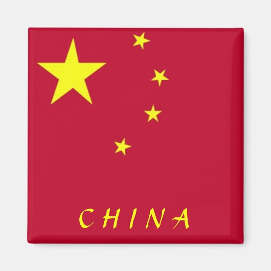 Vlag van China Magneet (Voorkant)