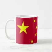 Vlag van China mok (Links)