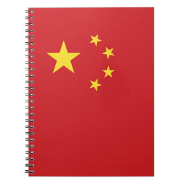 Vlag van China Notitieboek