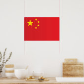 Vlag van China Poster (Keuken)
